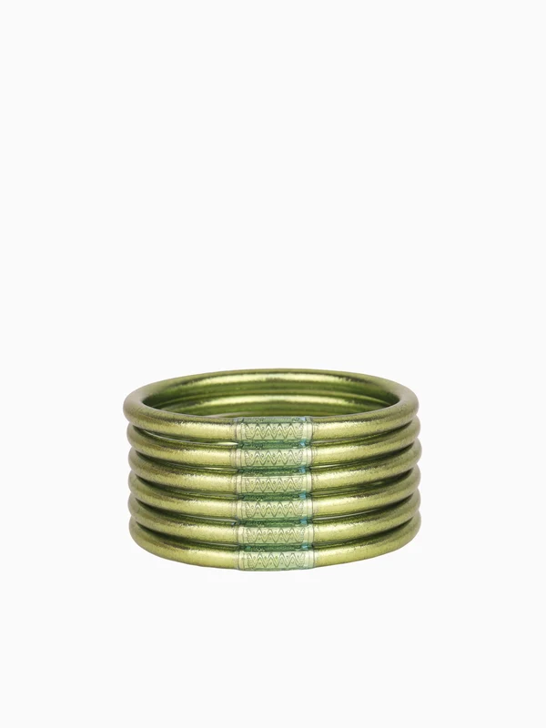 Limon All Weather Bangles (AWB) - Serenity Prayer Green / S