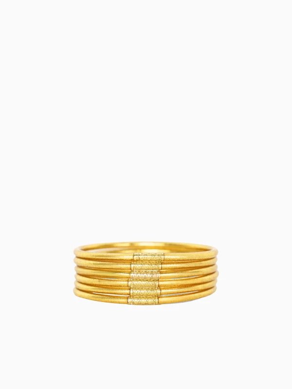Aura Lumine All Weather Bangles Gold / S