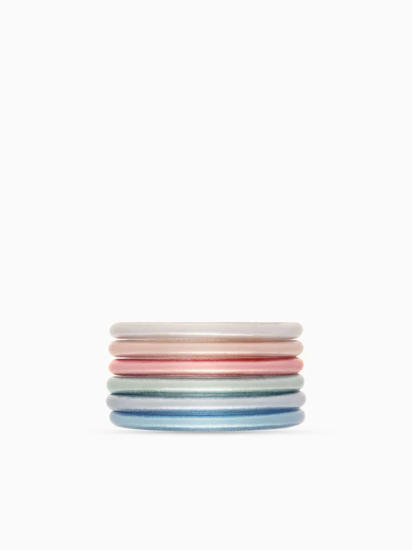 Spring Breezee Bangle Stack Pink Multi / XL