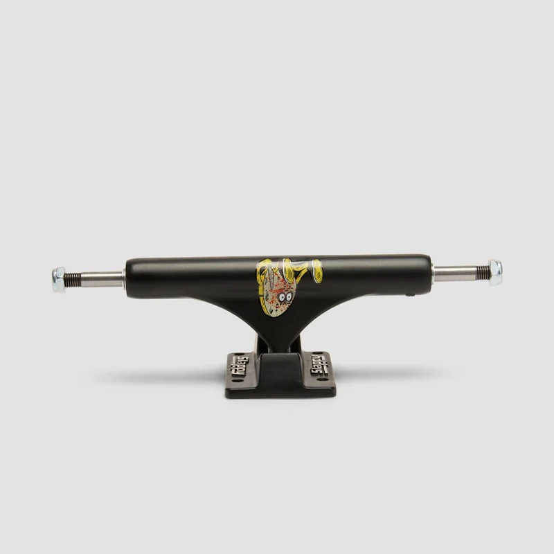 Slappy x Heroin ST1 Curb Killer Skateboard Trucks 1 Pair Matte Black - 8.5" 8.50 Inches / Matte Black