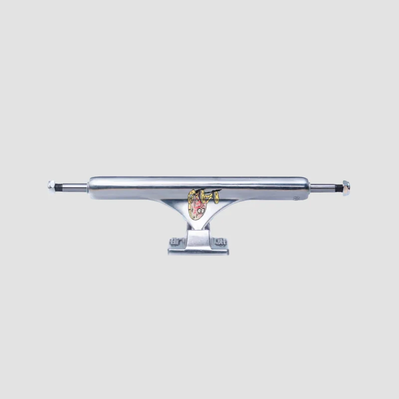 Slappy ST1 Curb Killer Skateboard Trucks 1 Pair Polished - 9" 9.00 Inches / Polished