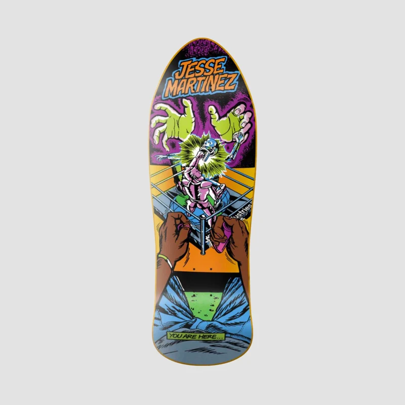 World Industries Jesse Martinez Rock'em Sock'em Skateboard Deck Multi - 10.126" 10.126 Inches / Multi