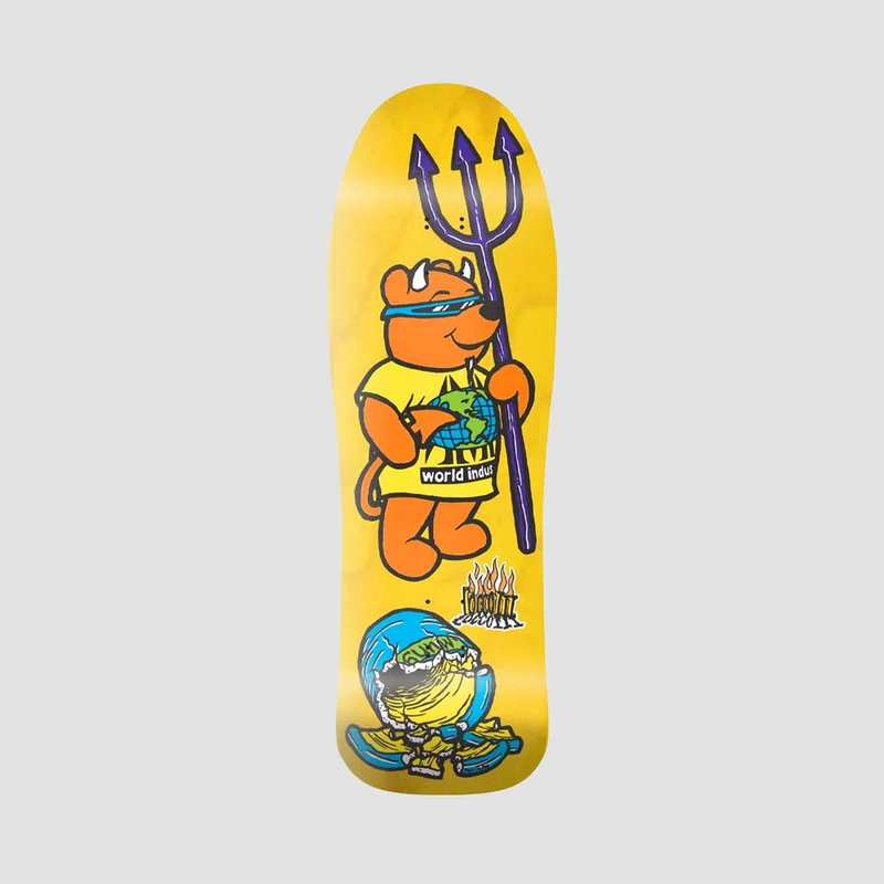 World Industries Steve Rocco III Skateboard Deck Yellow - 9.75" 9.75 Inches / Yellow