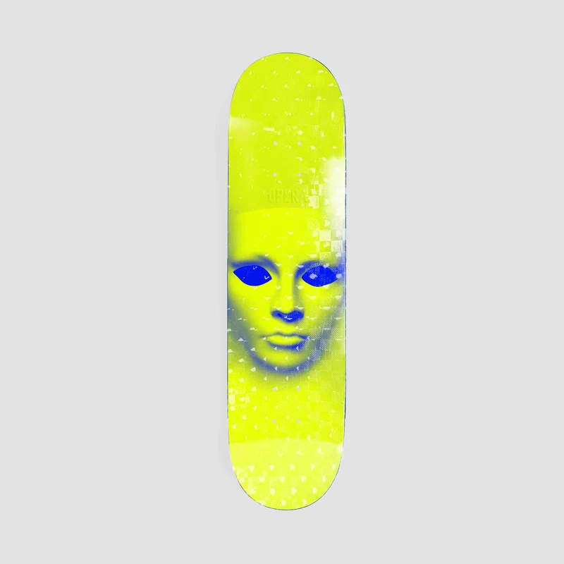 Opera Face EX7 Skateboard Deck Yellow Hologrpahic - 8.5" 8.50 Inches / Yellow Hologrpahic