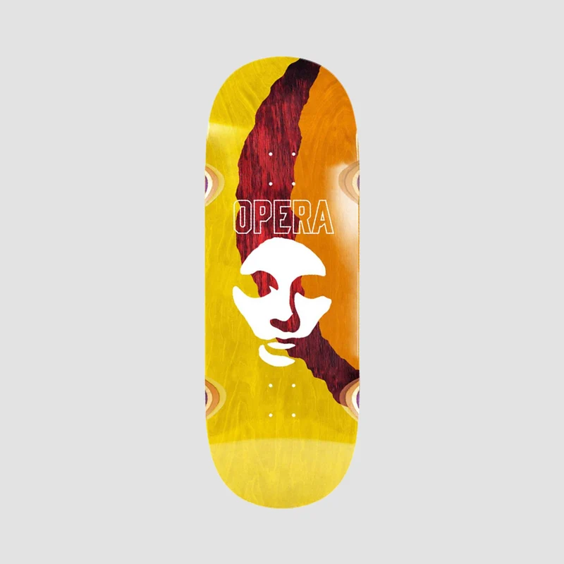 Opera Triple Torn Big Mask Ex7 Skateboard Deck Red/Orange/Yellow - 11" 11.00 Inches / Red/Orange/Yellow