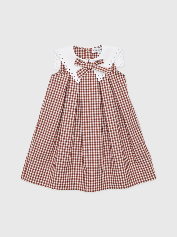 Hunter Bell Girls' Marianne Dress 7/8 / RUST