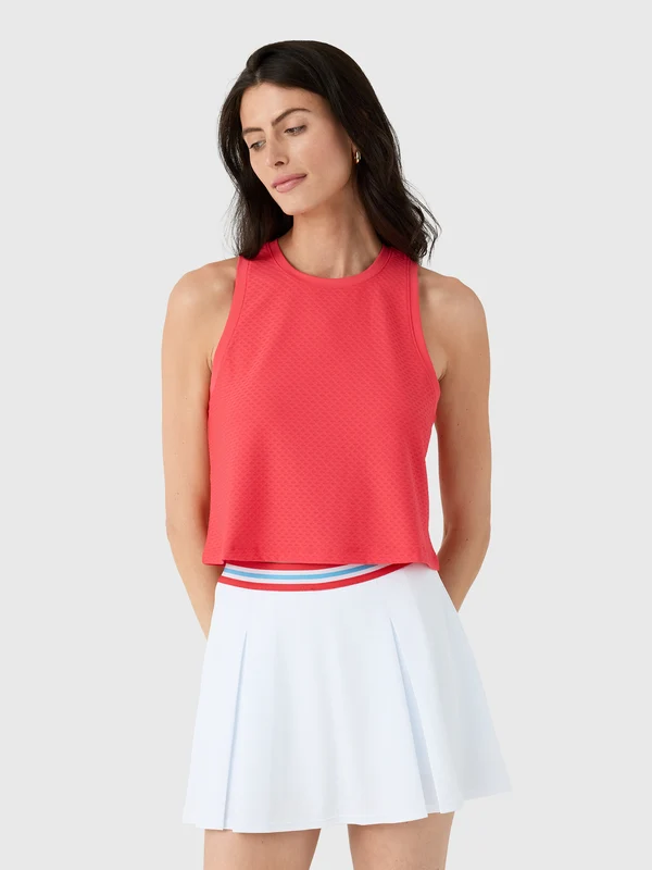 Addison Bay Women's Active Mesh Everyother Day Tank M / RUBY