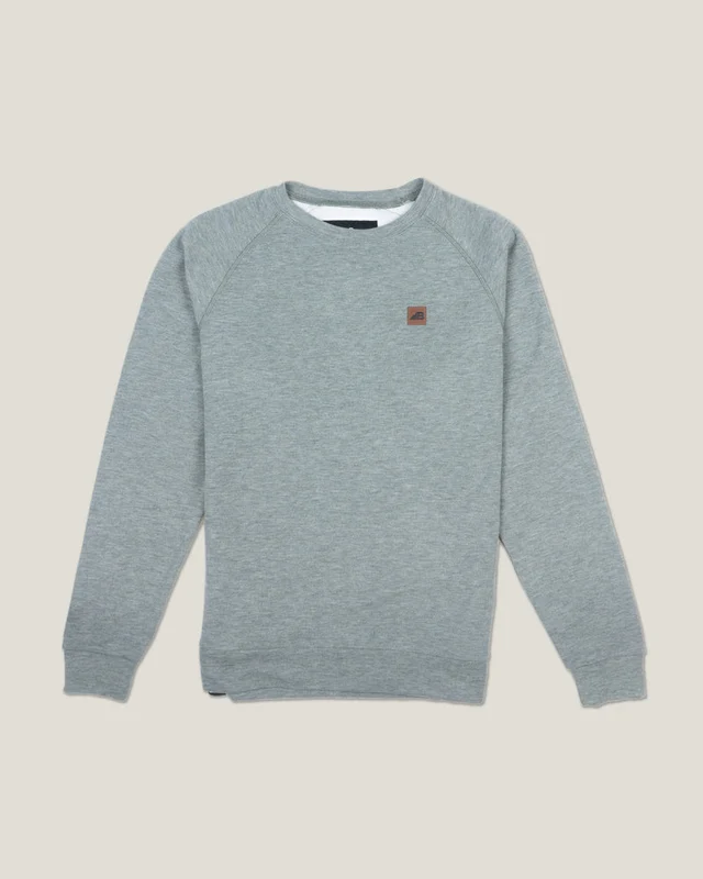Mens Powell Fleece Crewneck Light pine / M