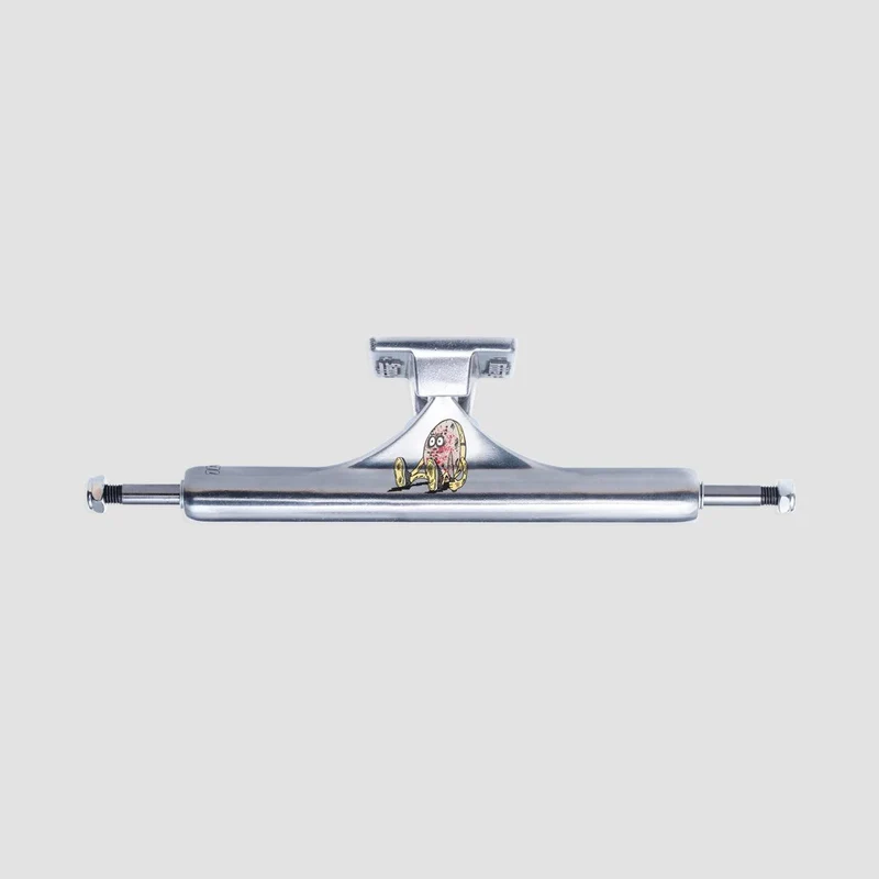 Slappy ST1 Curb Killer II Hollow Inverted Kingpin Skateboard Trucks 1 Pair Polished - 10" 10.00 Inches