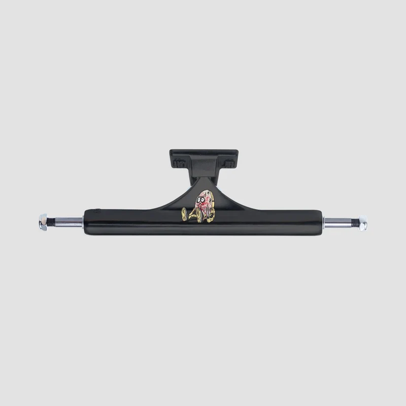 Slappy ST1 Curb Killer II Hollow Inverted Kingpin Skateboard Trucks 1 Pair Matte Black - 8.5" 8.50 Inches