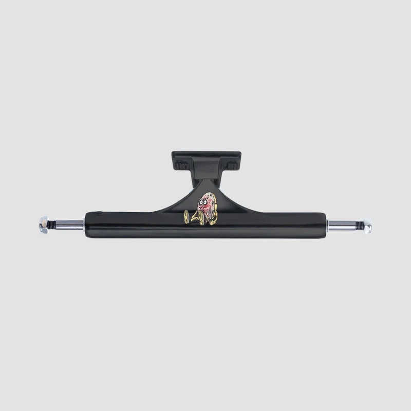 Slappy ST1 Curb Killer II Hollow Inverted Kingpin Skateboard Trucks 1 Pair Matte Black - 9" 9.00 Inches