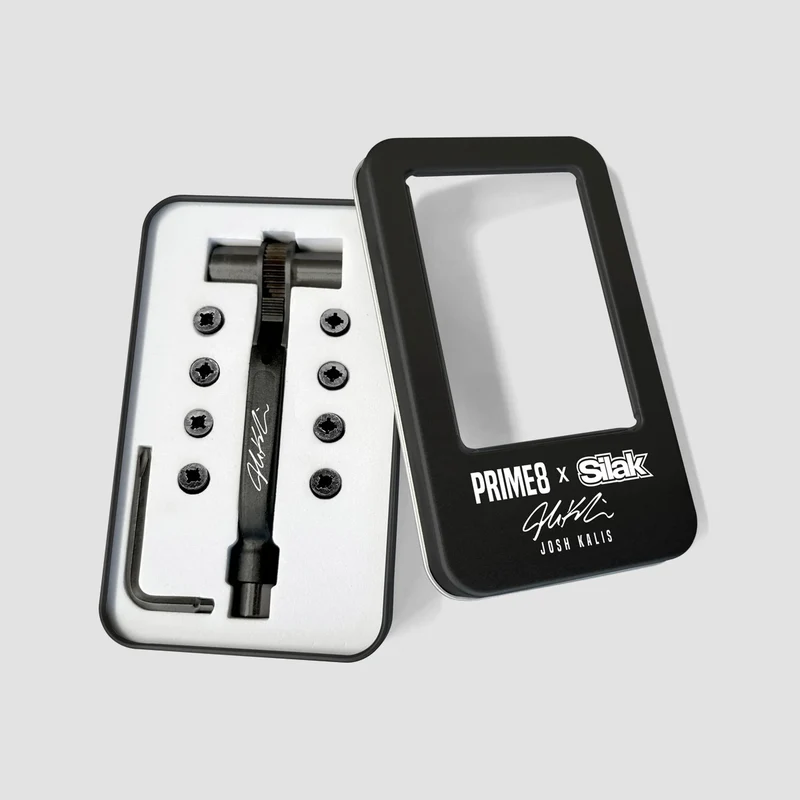 PRIME8 X Silak Triple Ratchet Skate Tool & Truck Bolts Black