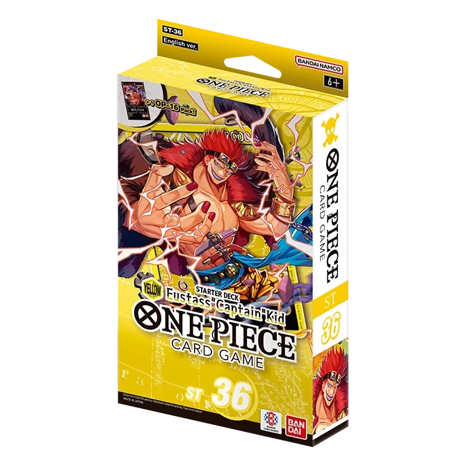 One Piece Card Game Starter Decks ST36 - Eustass"Captain"Kid (Yellow)