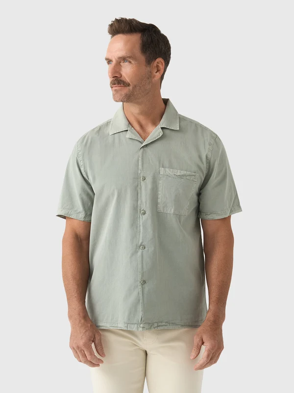Alex Crane Men's Air Cotton Camp Shirt XL / RIVERSTONE