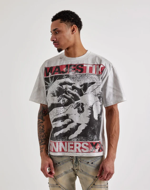 Majestik Sinners Graphic Tee 2XLG