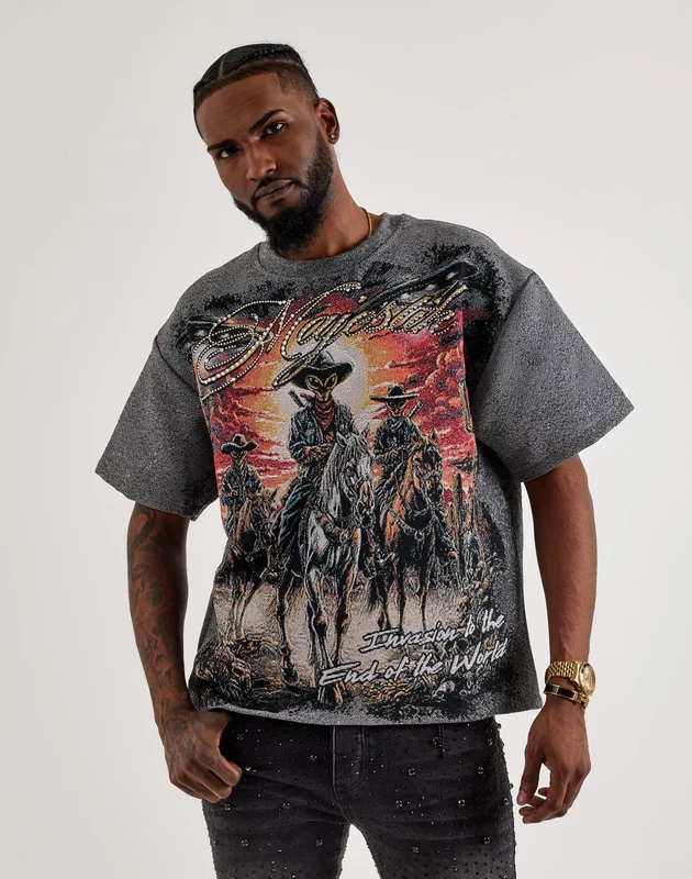 Majestik End Of The Road Tapestry Tee XLG