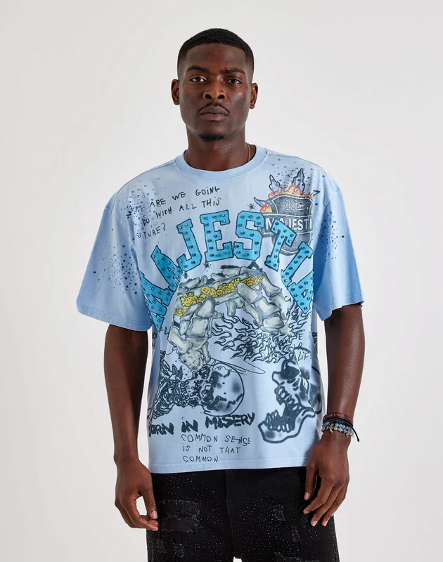 Majestik Born in Misery Short Sleeve Tee LG