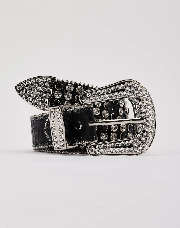 Majestik Rhinestone Belt 36