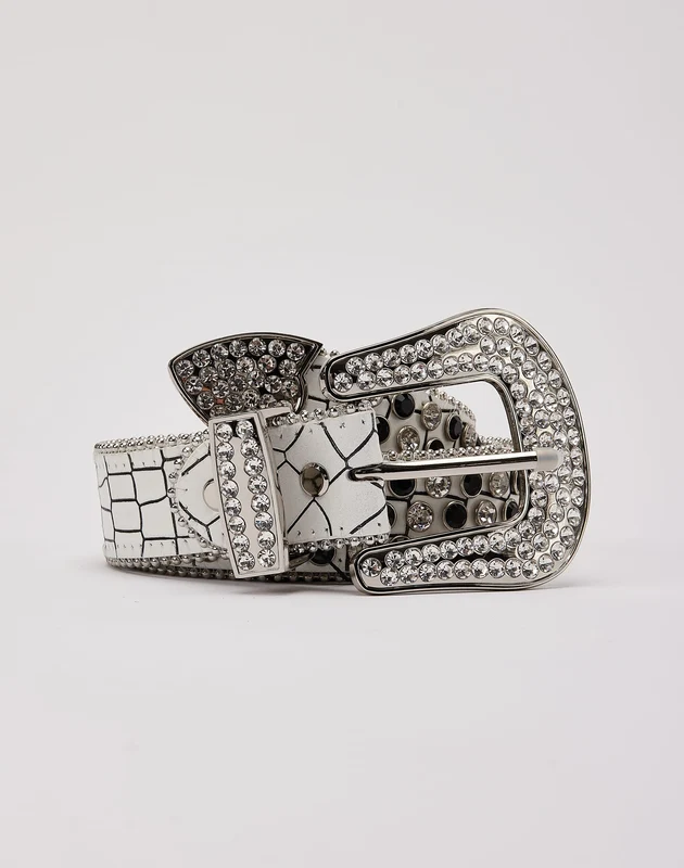 Majestik Rhinestone Belt 36