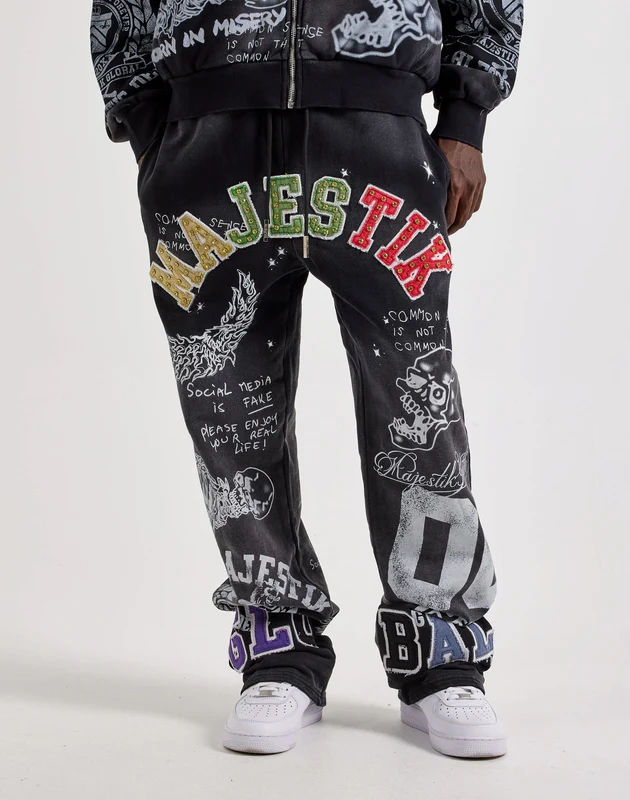 Majestik Born In Misery Fleece Pants MED