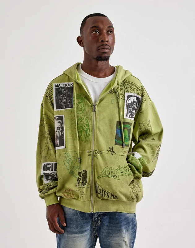 Majestik Lost Full-Zip Thermal Hoodie XLG