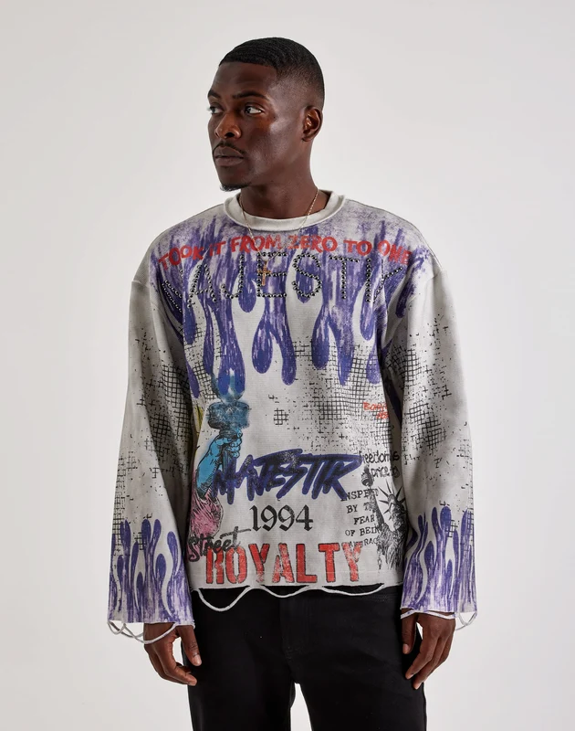 Majestik Royalty Long-Sleeve Thermal Shirt LG