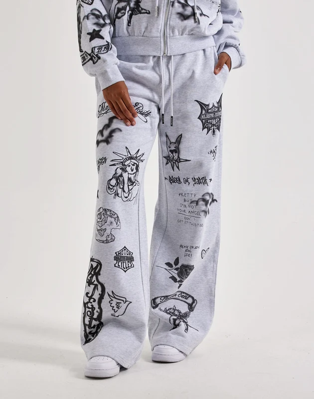 Majestik Artwork Fleece Pants XLG