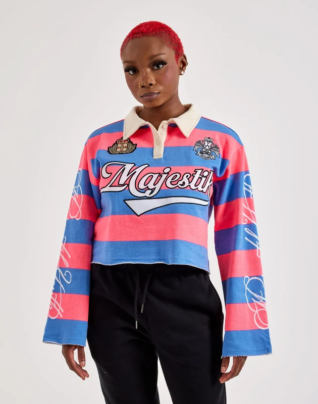Majestik Long-Sleeve Rugby Shirt XLG