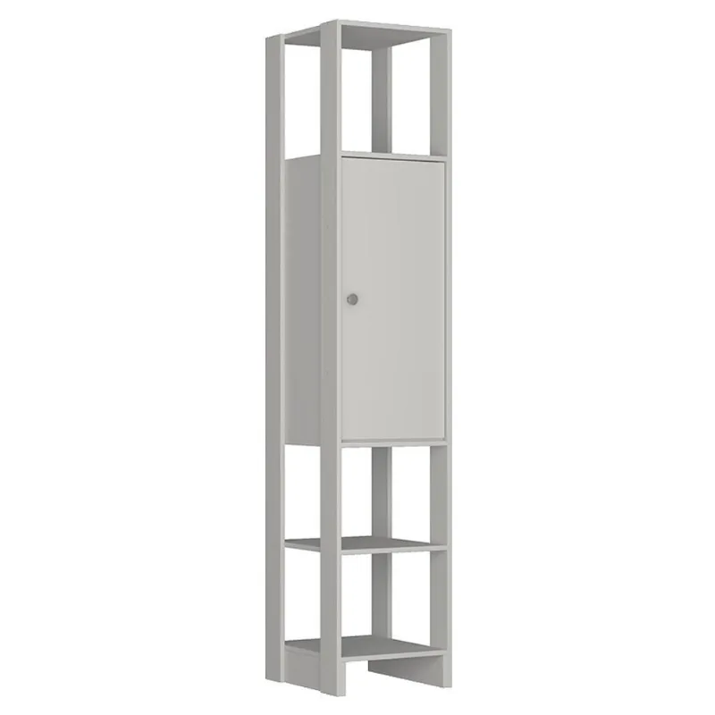 Estante Multiuso EY107 3 Prateleiras MDP 40cm Branco Nova Mobile