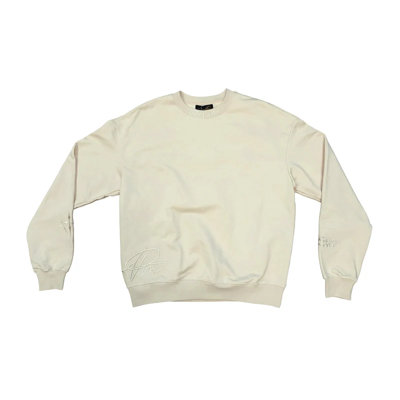 Men's Tonal Sweatshirt Cream / 3XL