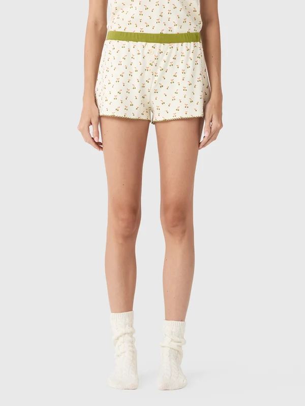 Cozyland Women's Tate Short M / FIG PRINT