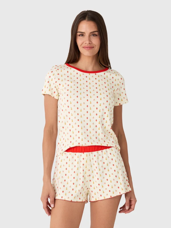 Cozyland Women's Suzie Pajama Set XS / FRUITI TUTTI