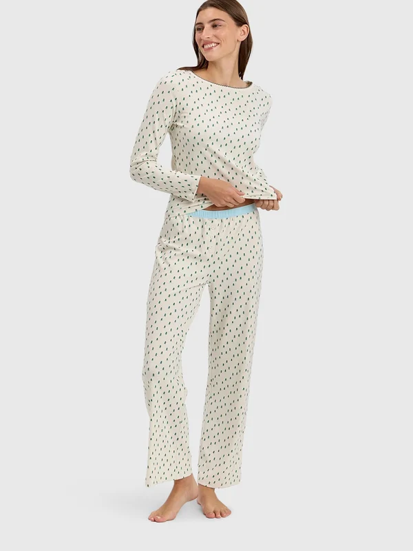 Cozyland Women's Ellie Pajama Set L / SKI LAND