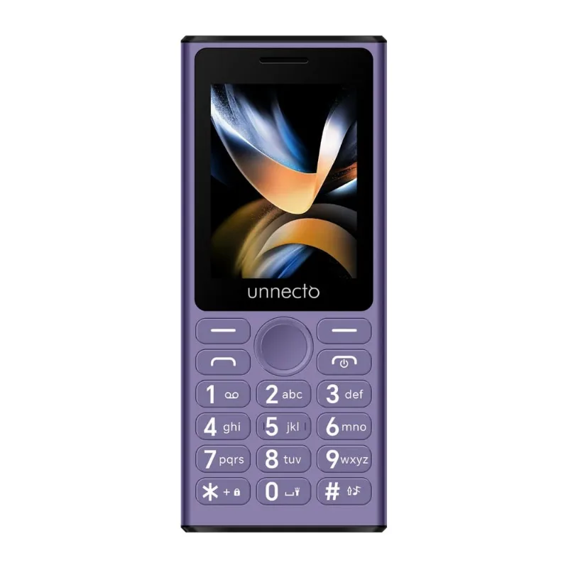 Celular Unnecto Bolt F1 UBF01 4G Dual SIM 2.4 USB-C Bluetooth Morado