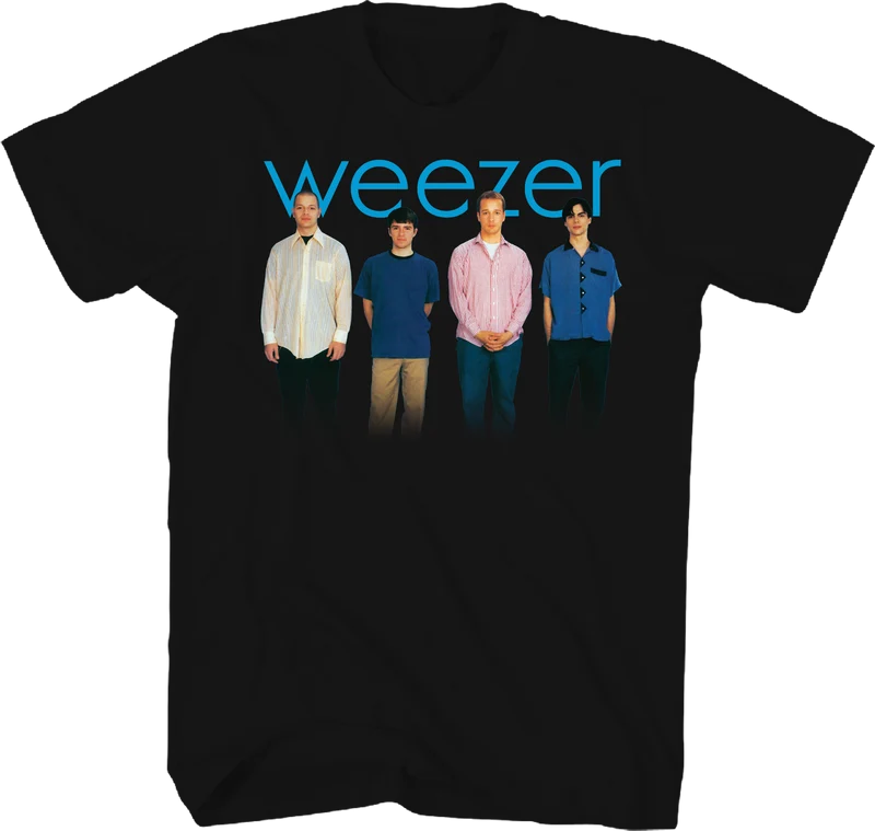 Blue Album Lineup Weezer T-Shirt 2XL