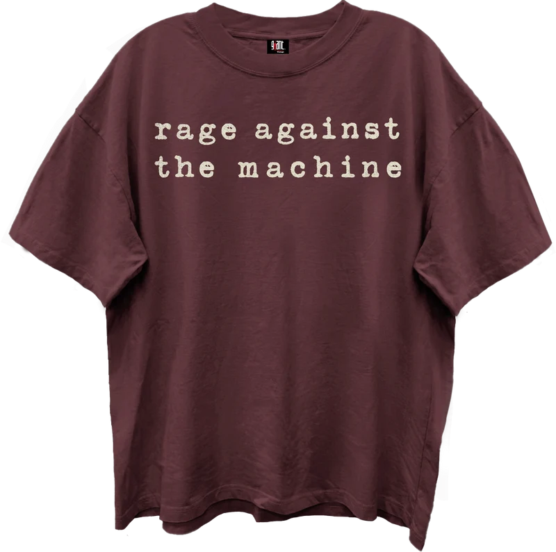 Vintage Logo Rage Against The Machine Oversized T-Shirt Medium