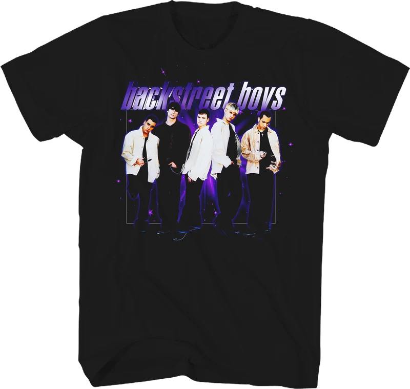 Galaxy Photo Backstreet Boys T-Shirt Small