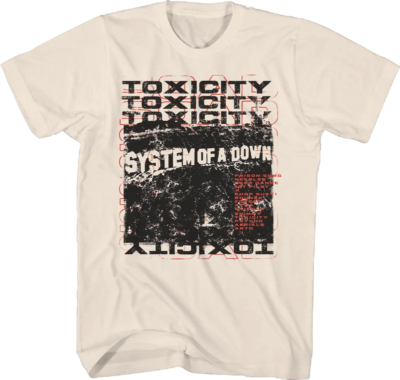 Stacked Toxicity System Of A Down T-Shirt 3XL