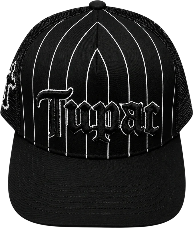 Stripes Flabill Snapback Tupac Shakur Trucker Cap None
