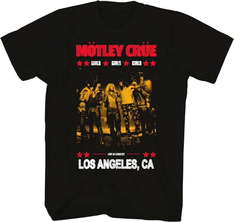 Girls Girls Girls Los Angeles Motley Crue T-Shirt 3XL