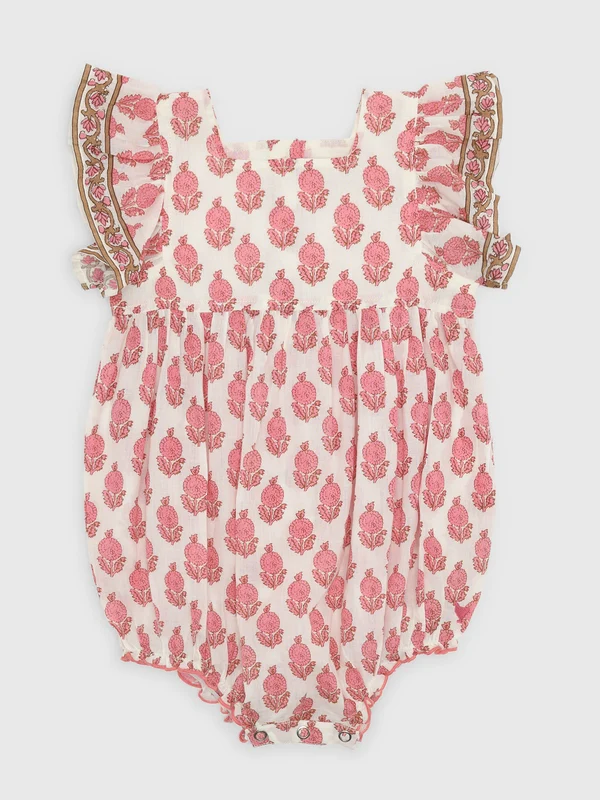 Pink Chicken Baby Girls' Elsie Bubble 18/24M / PINK DAHLIA FLORAL