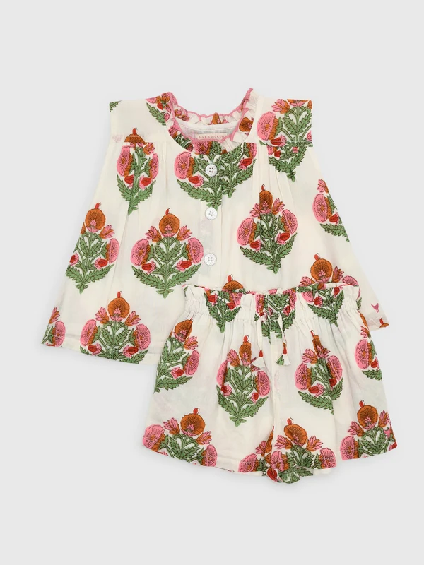 Pink Chicken Girls' Misha Set 4Y / PINK BELLFLOWER