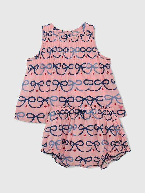 Pink Chicken Baby Girls' Jaipur Set 18/24M / PINK BOWS