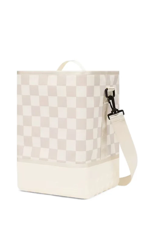Bogg Bag Brrr Half Cooler in Checkered Coconut Mushroom OS / Coconut Mushroom