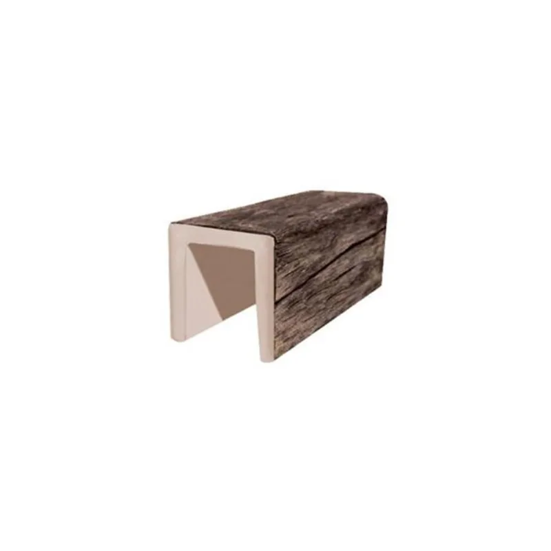 FOAMCORE Woodgrain Beam 12-ft x 4-in x 1-in - Dove Yellow (Paintable)