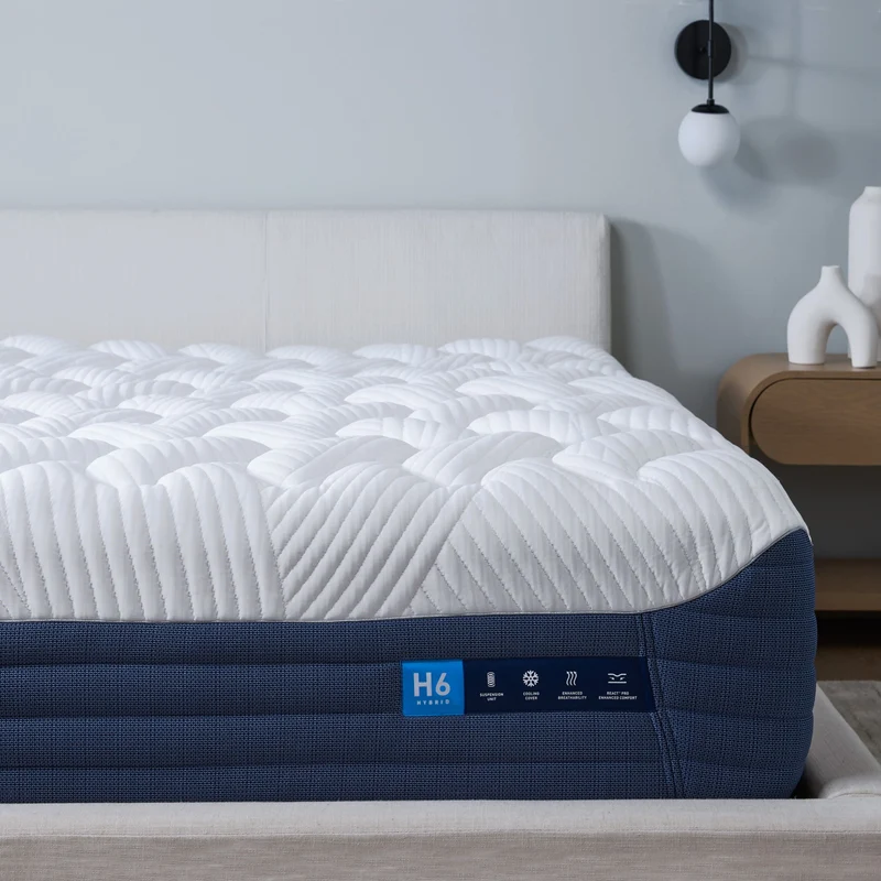 H6 Pillowtop Hybrid Mattress White / Twin