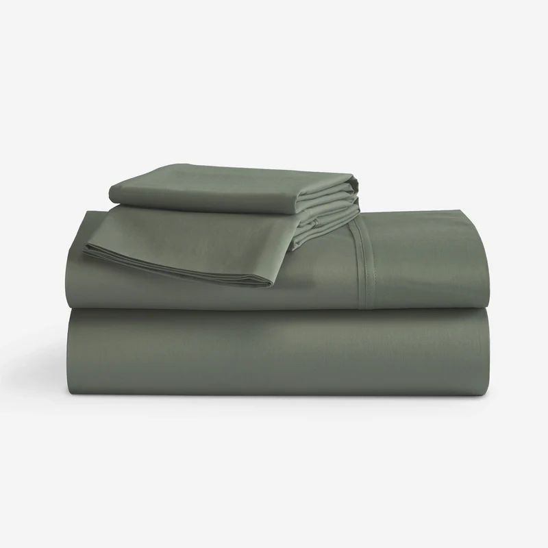 Cotton Sheet Set Green / King
