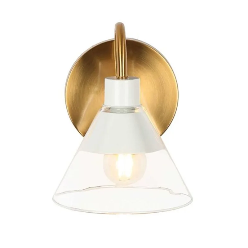 Uolfin 5.5-in W 1-Light Polished Copper Modern Wall Sconce