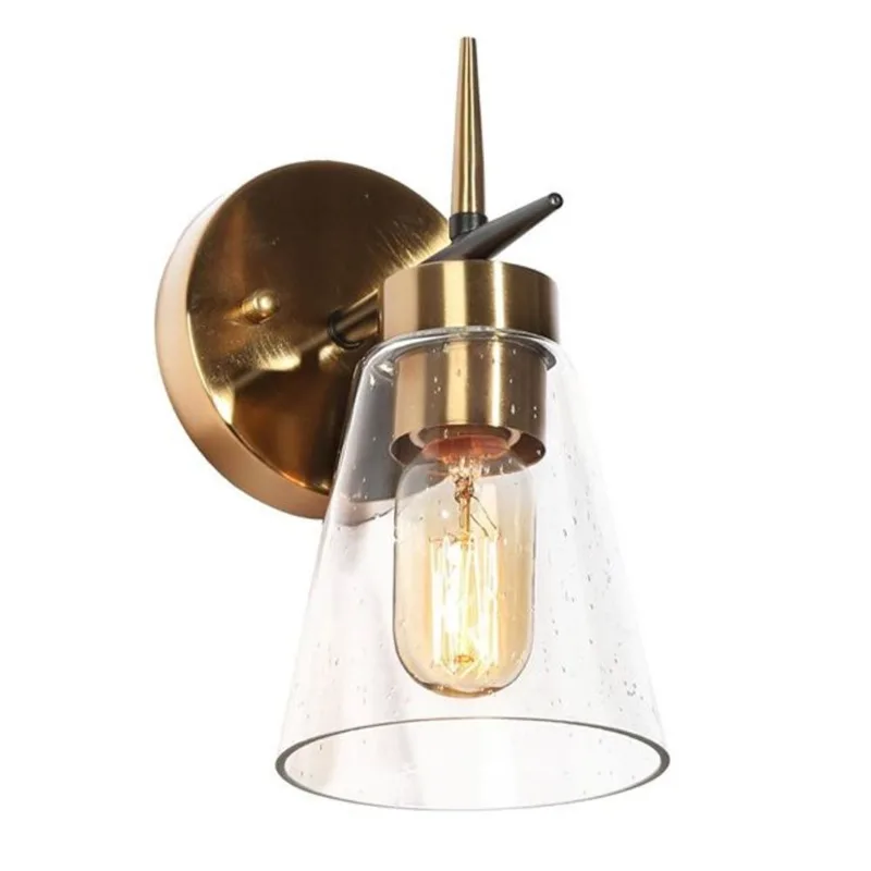 Uolfin 5-in W 1-Light Polished Copper Modern Wall Sconce