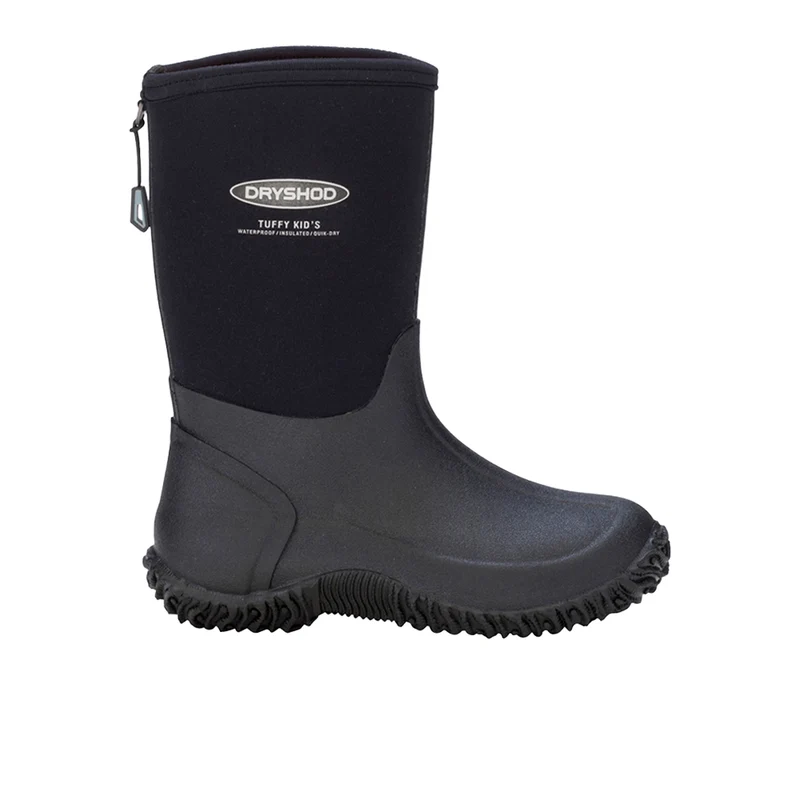Tuffy Sport Round Toe Pull On Boots (Little Kid - Big Kid) 12 / Medium
